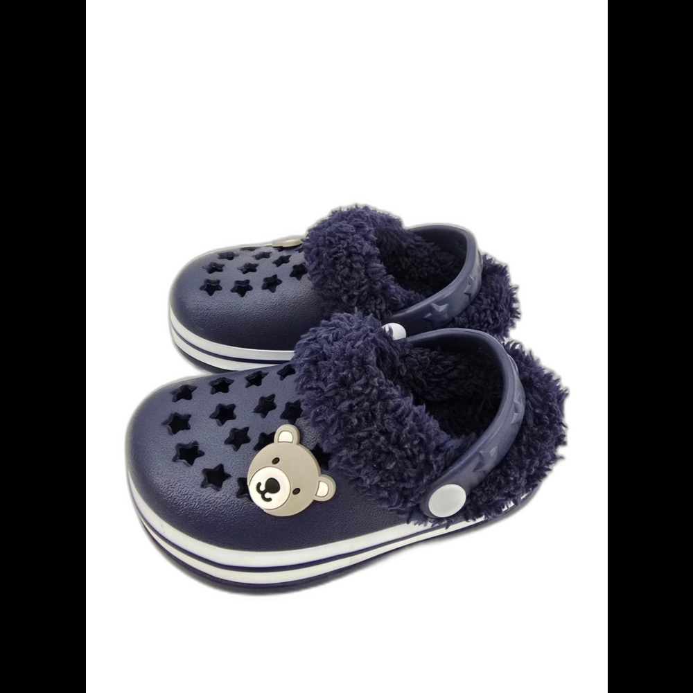 New Stepping Stones Toddler Fur Lined Clogs Size 6 NWT